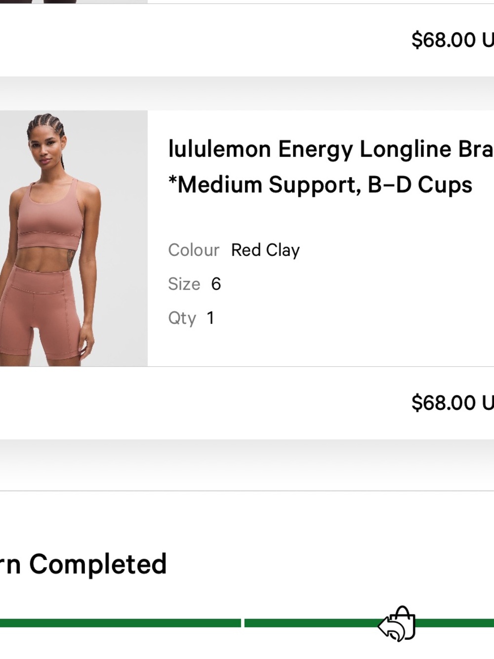 Lululemon Energy Longline Bra - Picture 3 of 3
